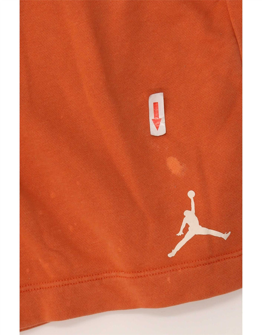 Pantaloni scurți sport grafic Jordan pentru bărbați, bumbac portocaliu mic
