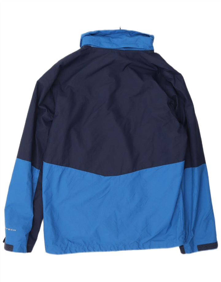 Jachetă de ploaie Columbia Interchange pentru bărbați UK 34 XS, albastru, poliamidă color bloc