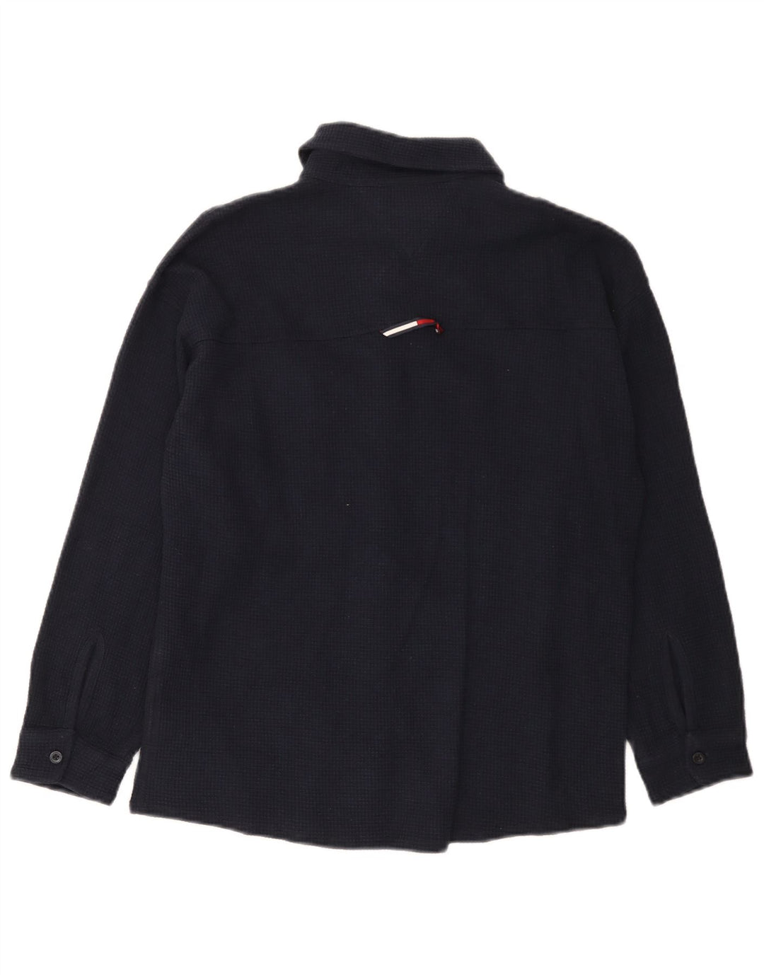 Cămașă de flanel pentru bărbați Tommy Hilfiger, bumbac, albastru bleumarin