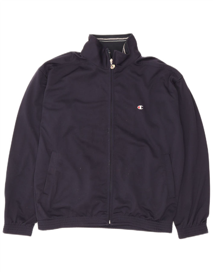 Jachetă de top pentru trening pentru bărbați Champion Loose Fit Poliester bleumarin mic