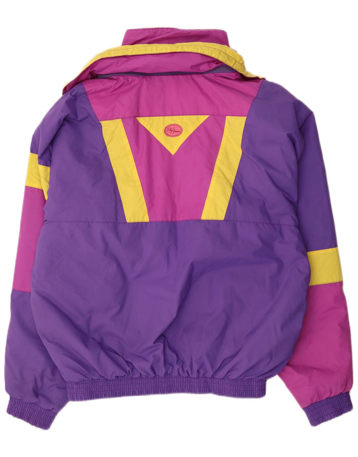 Jachetă de schi vintage pentru bărbați IT 54 XL violet din poliamidă color bloc