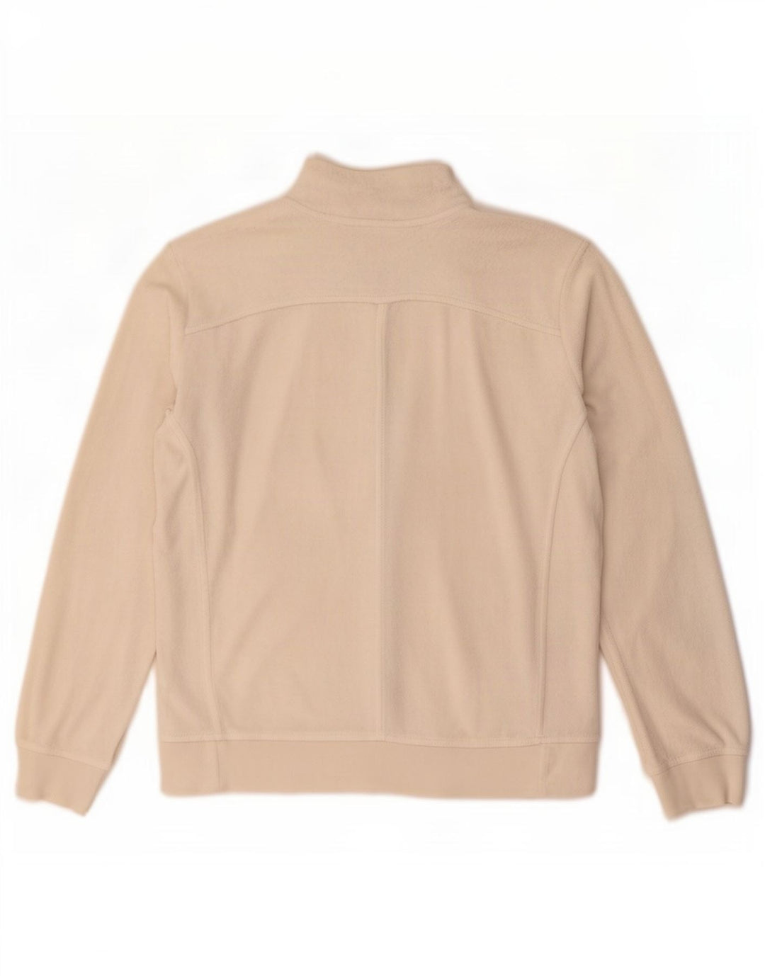 Jachetă de top pentru trening Champion pentru femei Easy Fit UK 14, bumbac mediu bej