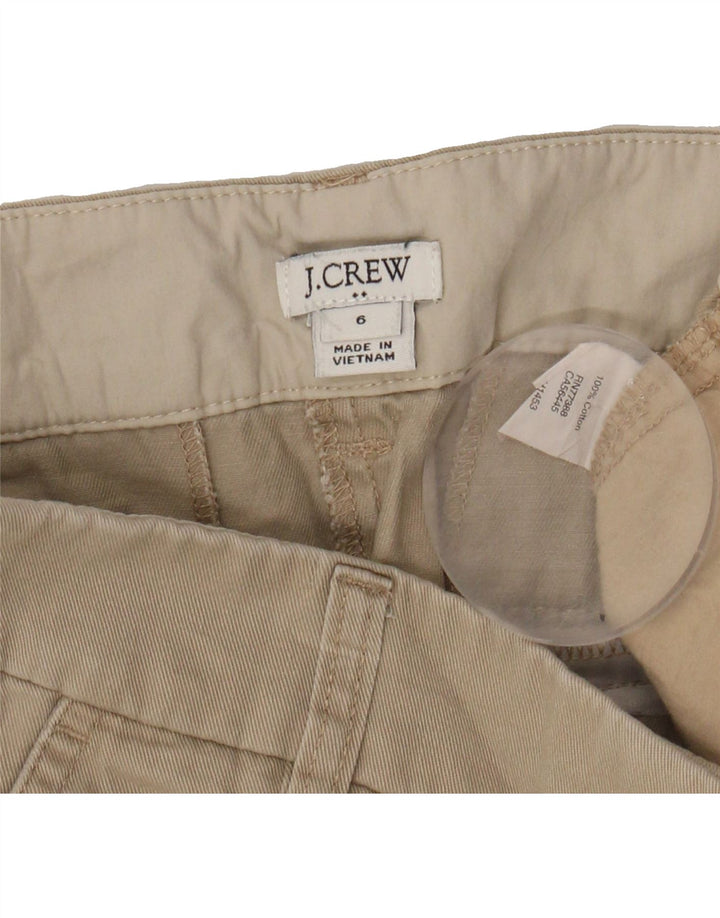 J. CREW Womens Chino Shorts US 6 Medium W30  Beige Cotton Vintage J. Crew and Second-Hand J. Crew from Messina Hembry 