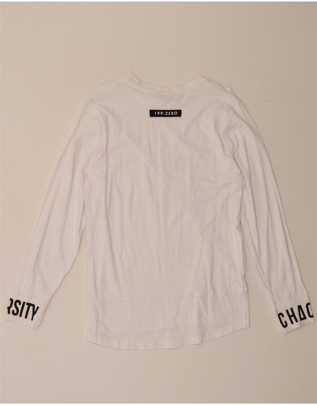 Jack & Jones Tricou cu mânecă lungă pentru bărbați, alb mic