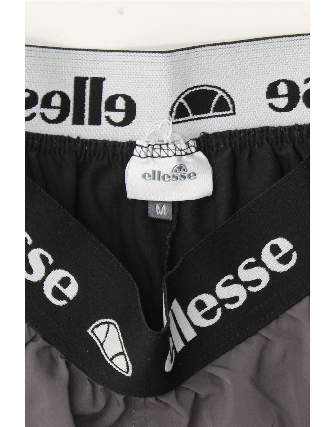 Pantaloni scurți sport grafic ELLESSE pentru bărbați, gri mediu, bloc de culoare