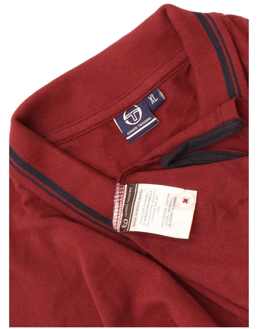 Sergio Tacchini Polo bărbați XL bumbac maro