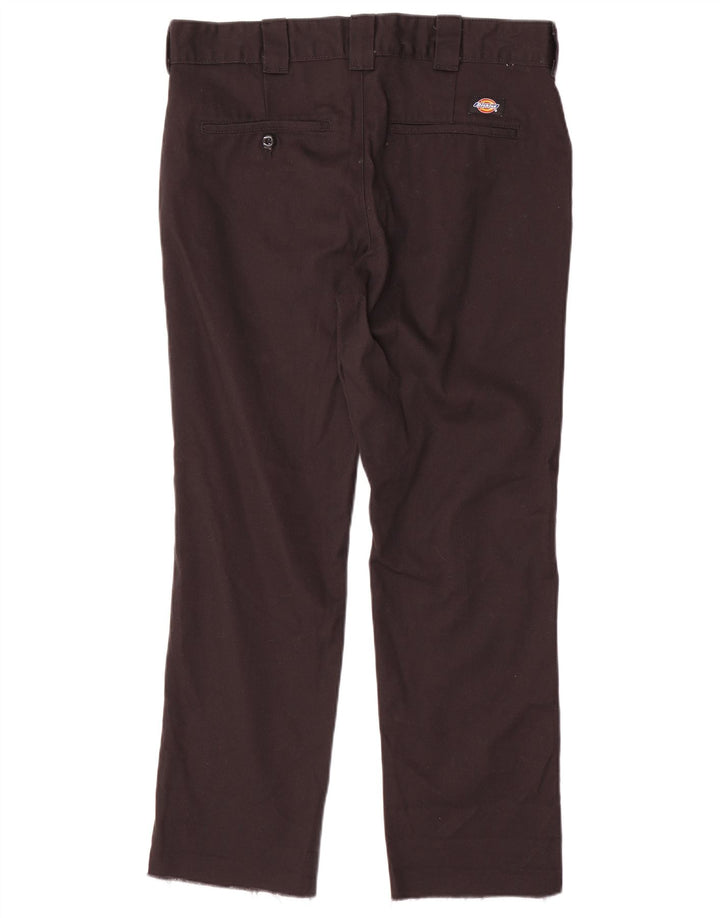 Pantaloni chino slim pentru bărbați Dickies L33 L28 Poliester negru