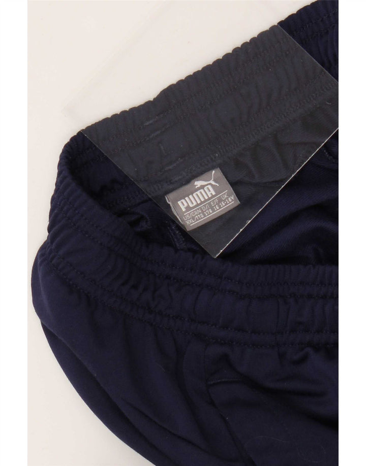 Puma Băieți Pantaloni Trening Pantaloni Joggeri 15-16 Ani Bleumarin Poliester