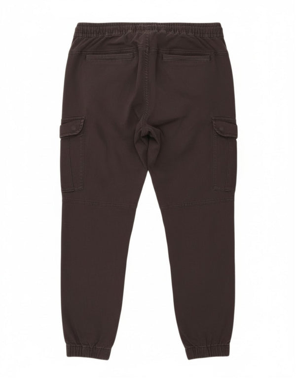 Pantaloni de jogging pentru bărbați Zara Pantaloni cargo EU 42 Large W32 L28 Bumbac negru