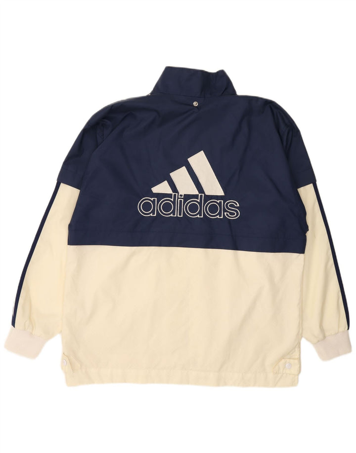 Jachetă de vânt pentru bărbați ADIDAS UK 40/42 Medium Bleumarin Colorblock