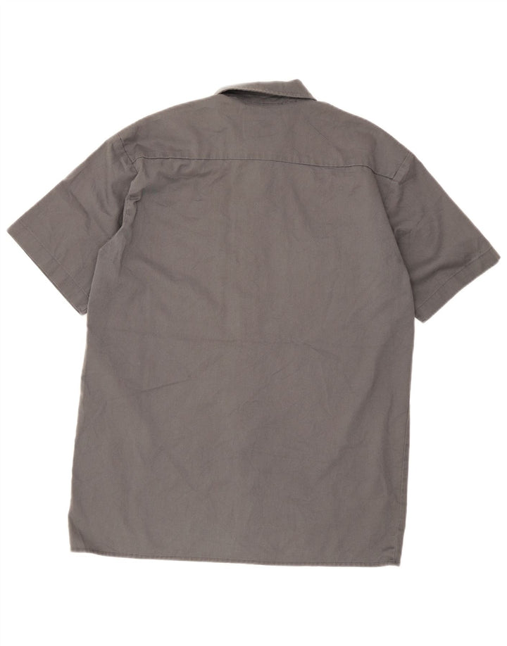 Cămașă cu mânecă scurtă Dickies pentru bărbați, gri mediu