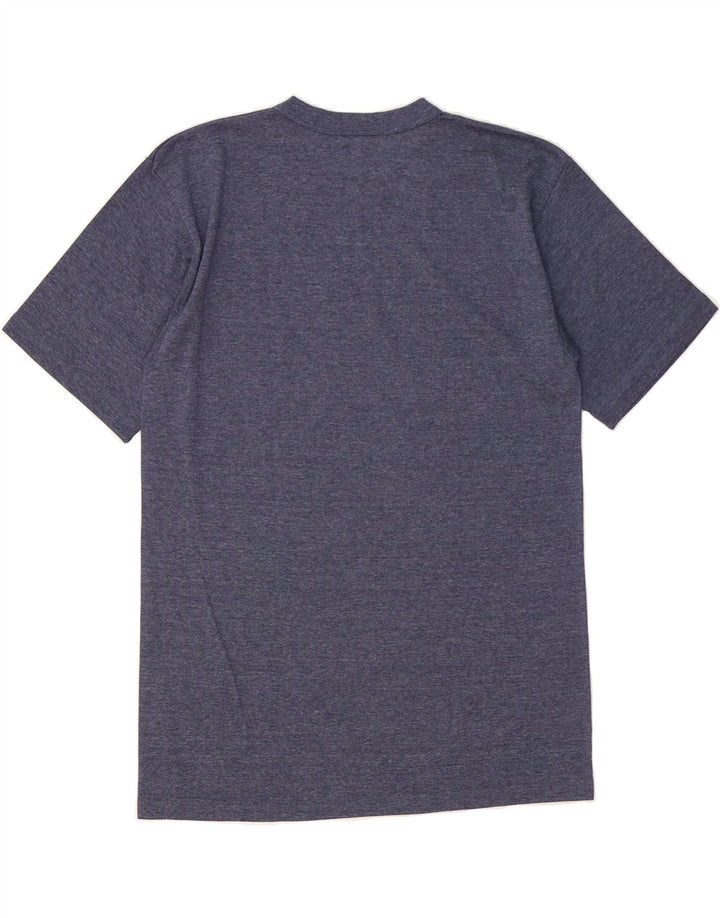 FILA Mens T-Shirt Top Large Navy Blue Flecked Cotton Vintage Fila and Second-Hand Fila from Messina Hembry 