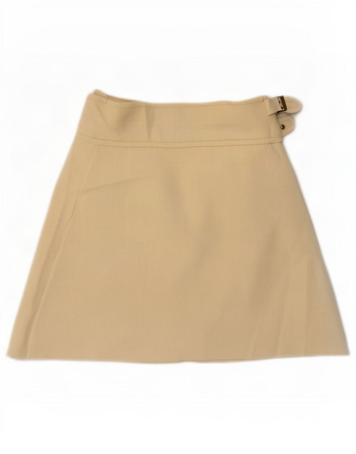 Fusta Mini Wrap Femei Zara Small W26 Poliamidă alb
