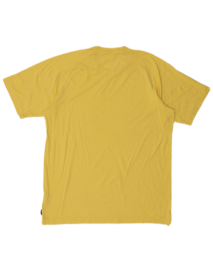 Tricou grafic pentru bărbați Adidas Top, bumbac galben mediu