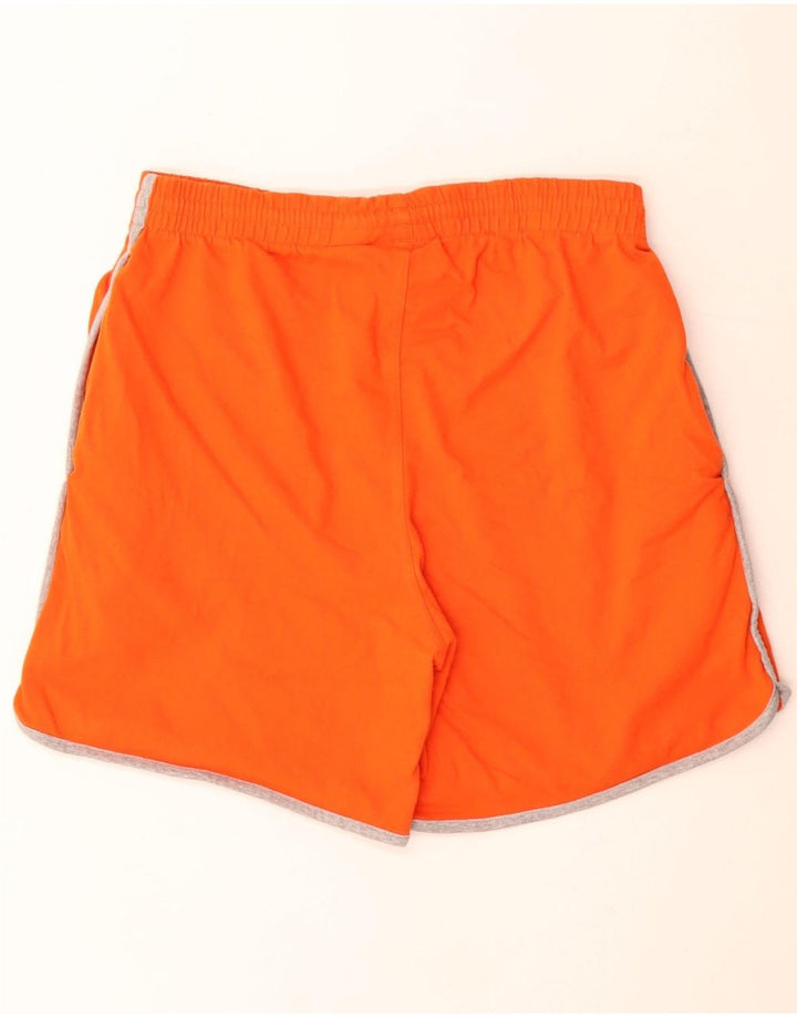 Pantaloni scurți sport Puma pentru bărbați, mari, portocalii, color block, bumbac