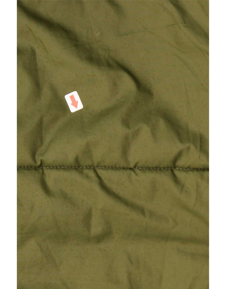 Jachetă reversibilă căptușită Nike pentru femei UK 12 Poliester verde mediu