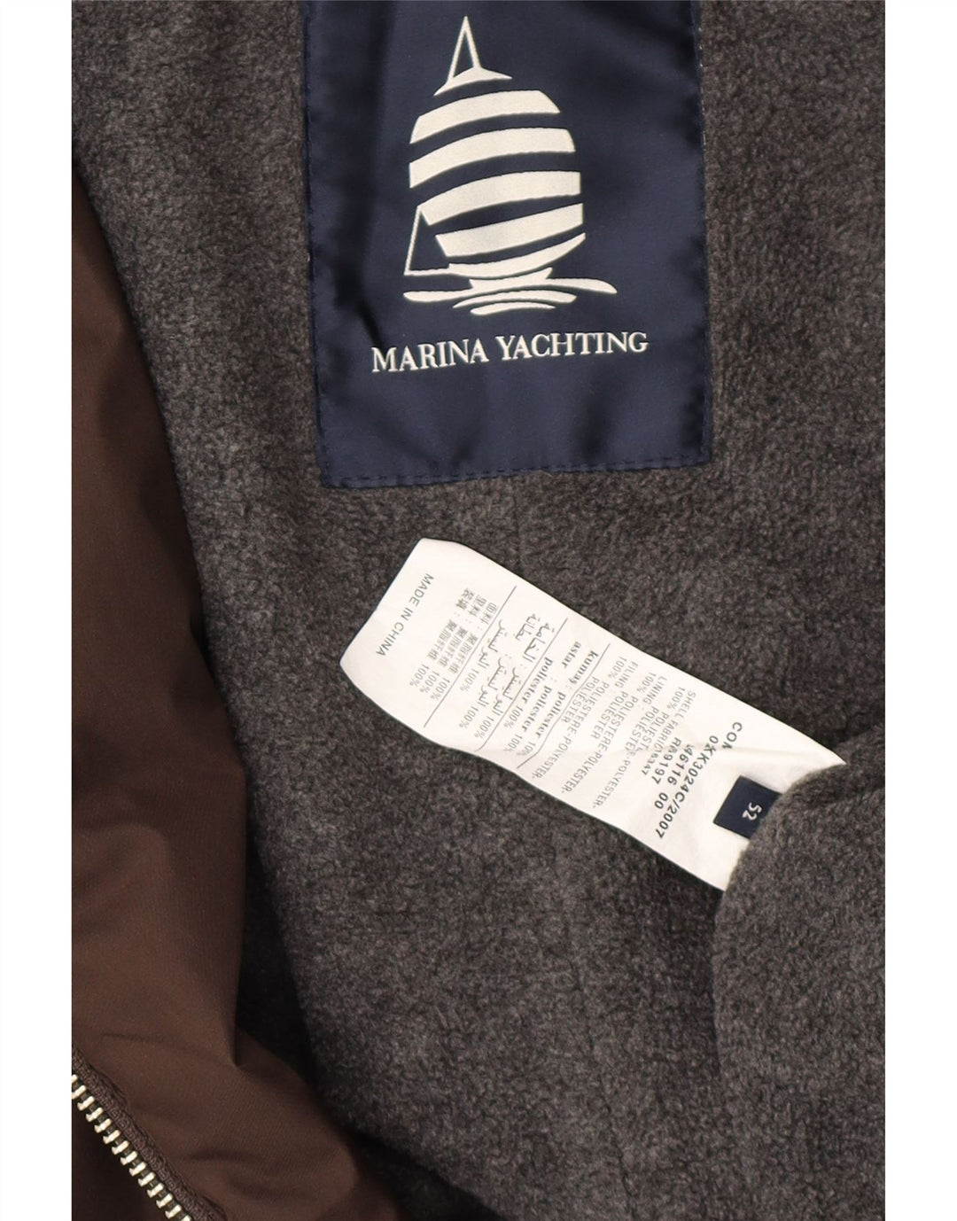 Jachetă pentru bărbați Marina Yachting IT 52 XL Maro Poliester