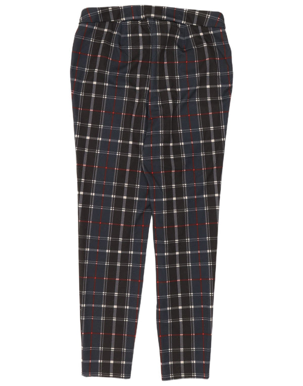 Pantaloni skinny pentru femei Marks & Spencer UK 10 Small W29 L26 Bleumarin Check