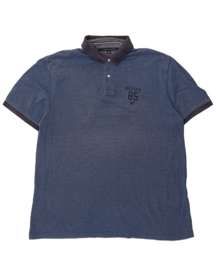 Tricou polo Tommy Hilfiger Rugby pentru bărbați 2XL Albastru