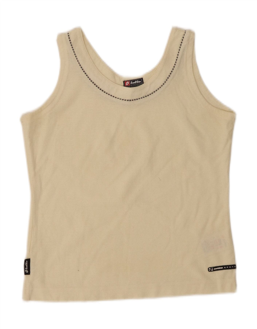 Vestă pentru femei Lotto UK 8 Small din bumbac alb