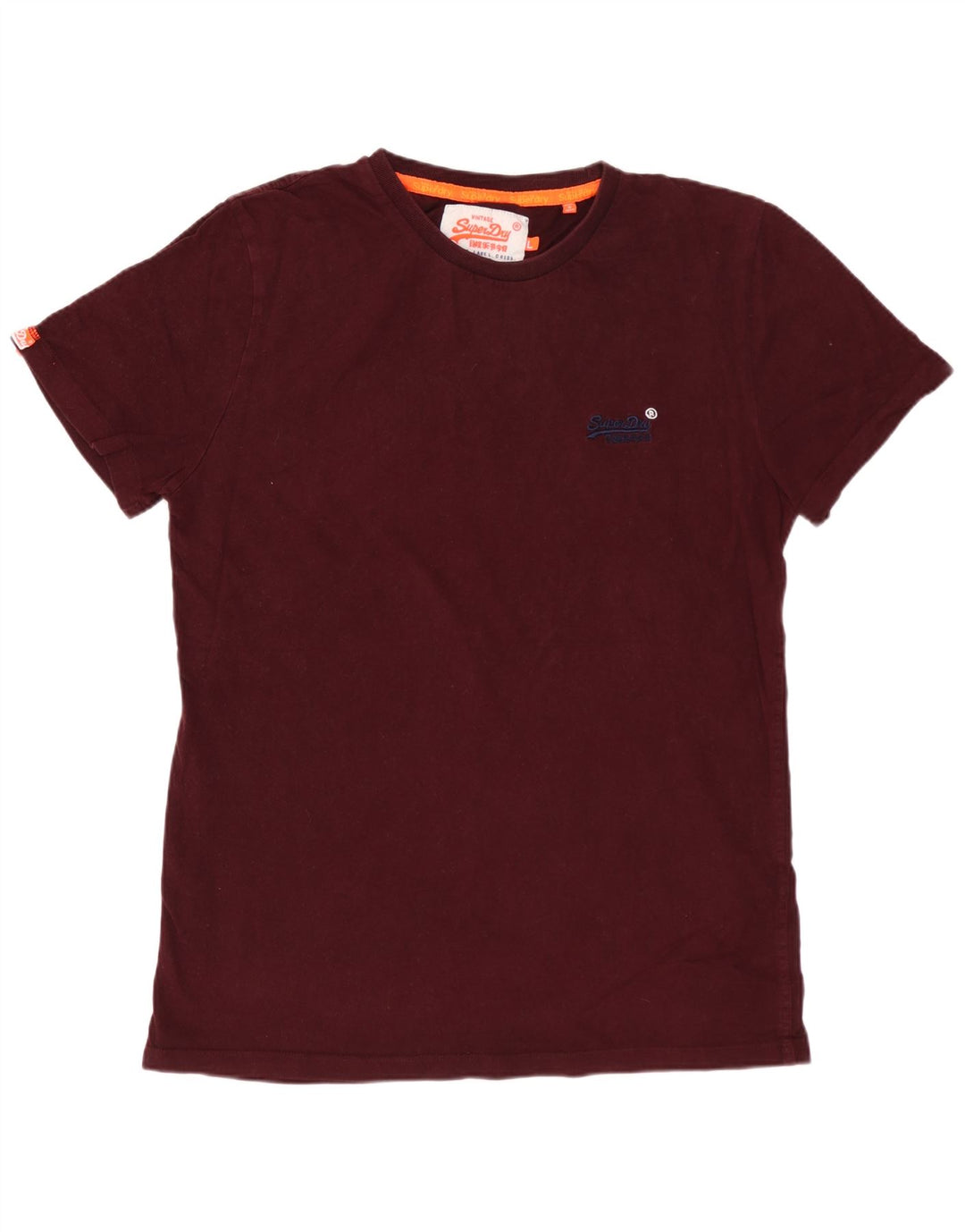 SUPERDRY Tricou Bărbați Top Mare Maroon Bumbac