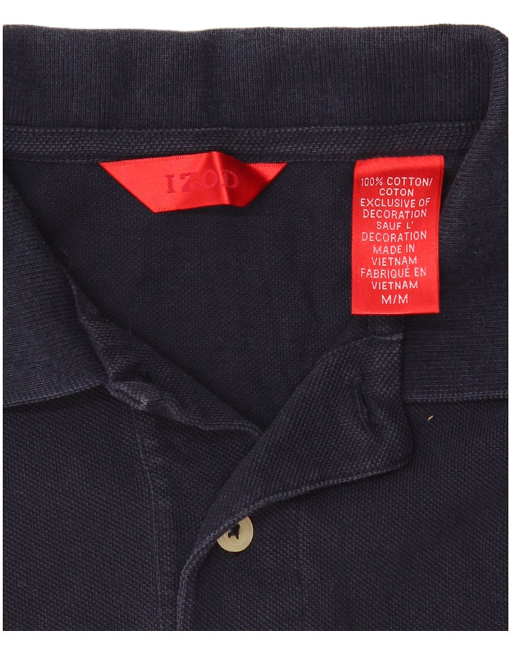 Tricou polo IZOD pentru bărbați, bumbac, albastru bleumarin mediu