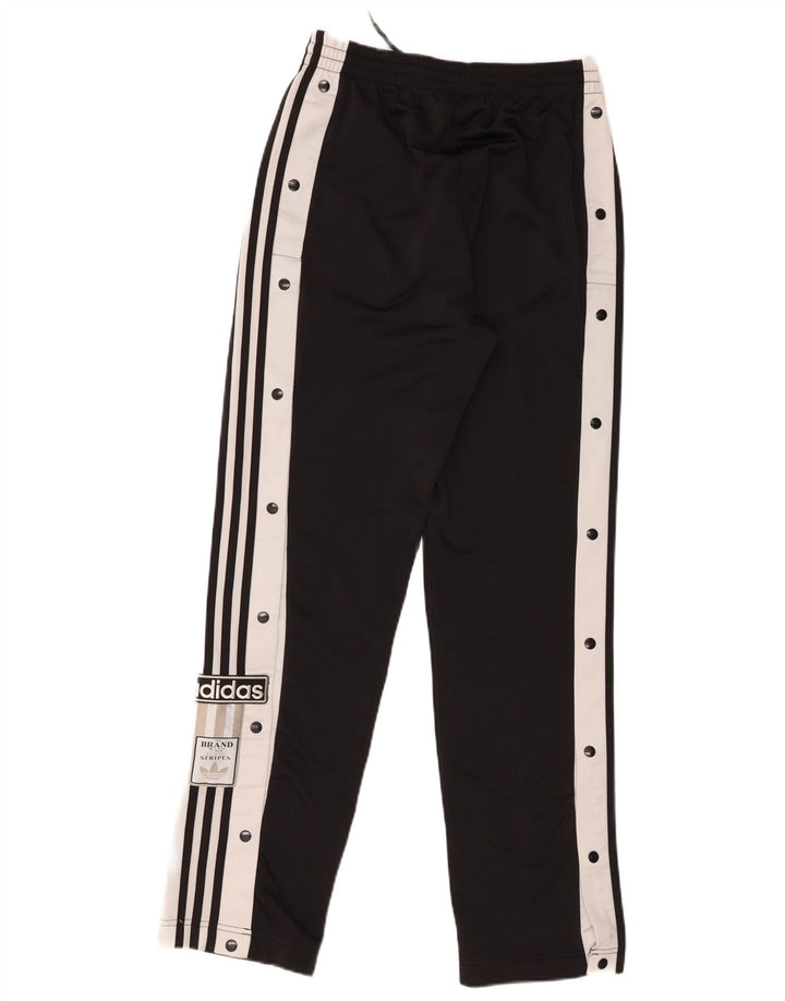 Pantaloni de trening Adidas pentru femei UK 8 Small Black Colorblock Poliester