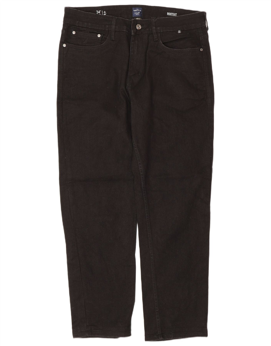 Blugi Bootcut Nautica pentru bărbați W34 L30 bumbac negru