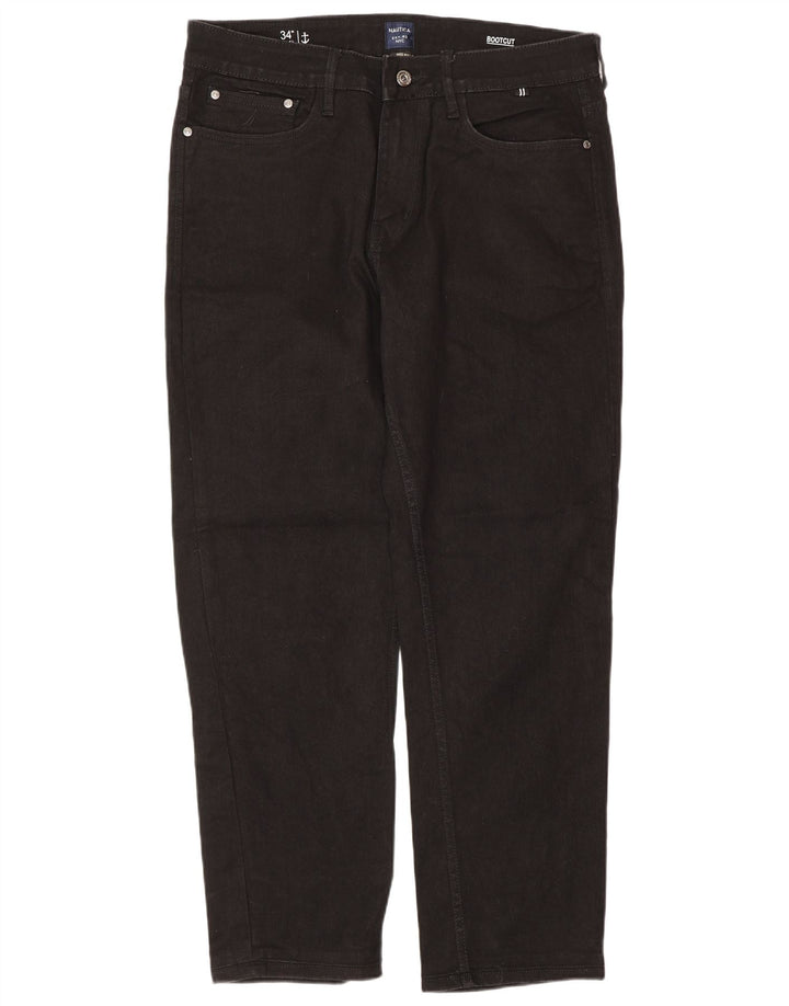 Blugi Bootcut Nautica pentru bărbați W34 L30 bumbac negru