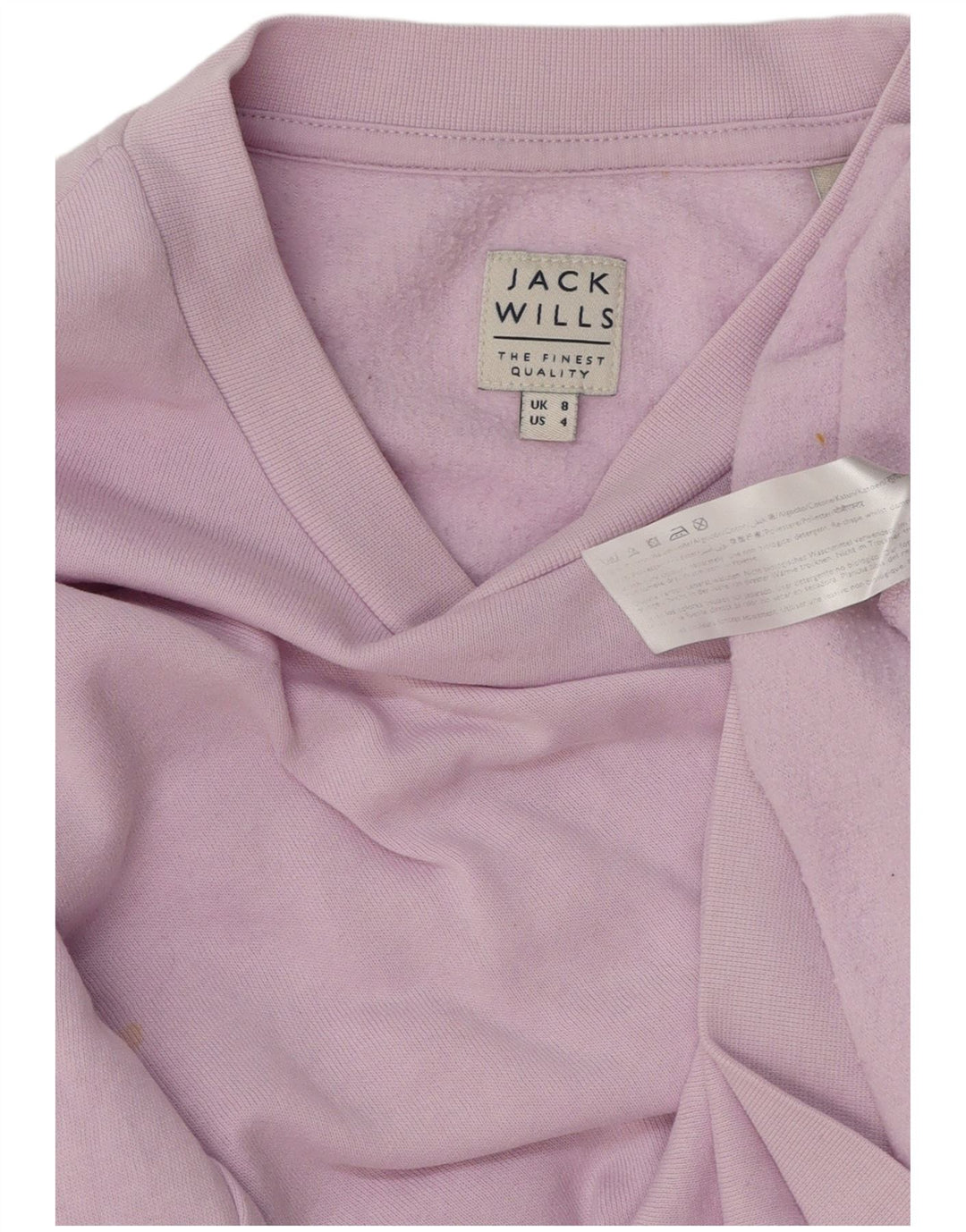Pulover Jack Wills pentru femei, UK 8, bumbac violet mic