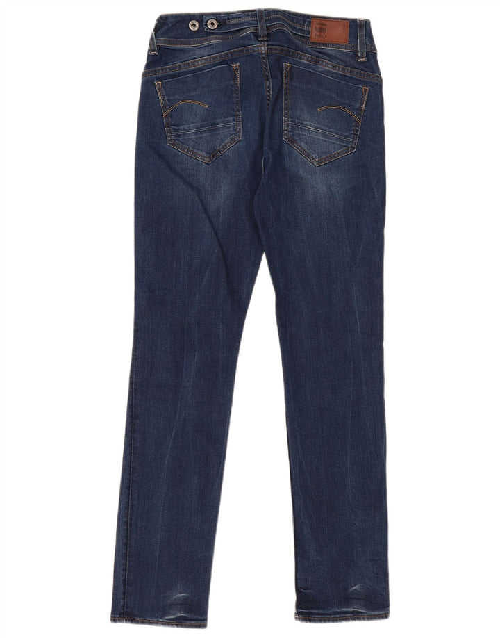 Blugi G-Star Midge Straight pentru femei W29 L30 bleumarin