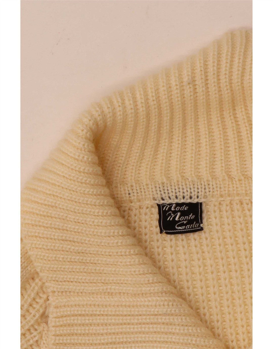 Cardigan Vintage pentru bărbați, mare, alb