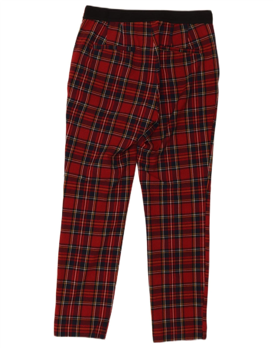 Pantaloni chino skinny pentru femei Zara Mediu L28 L26 Poliester cu carouri roșii