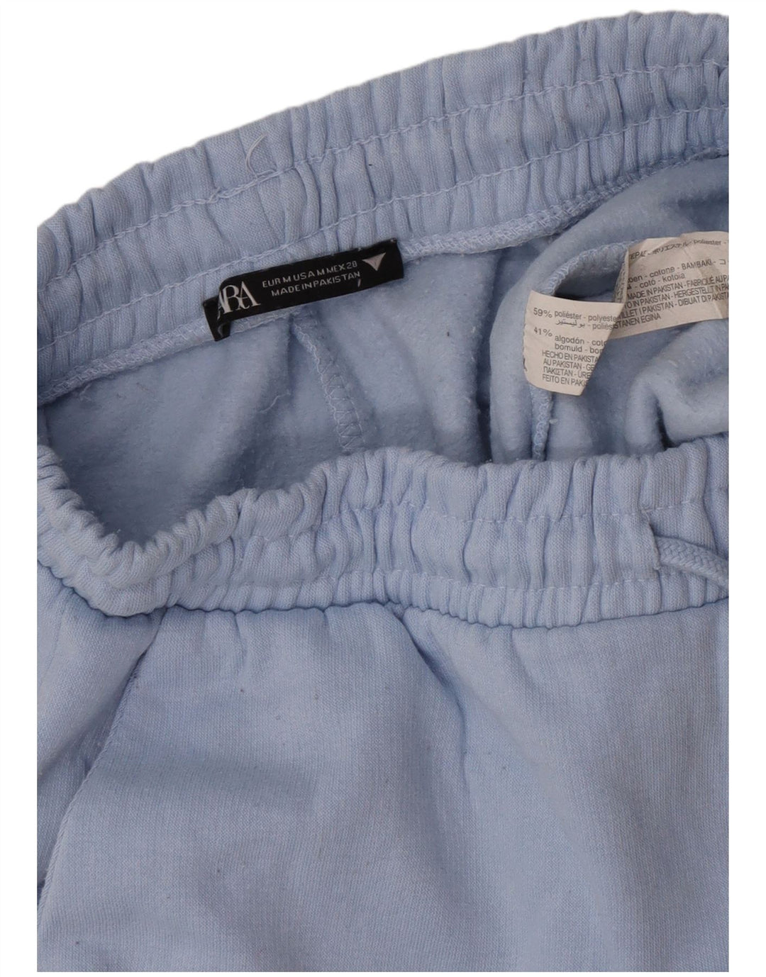 Pantaloni de trening pentru femei Zara Joggeri UK 12 Poliester albastru mediu