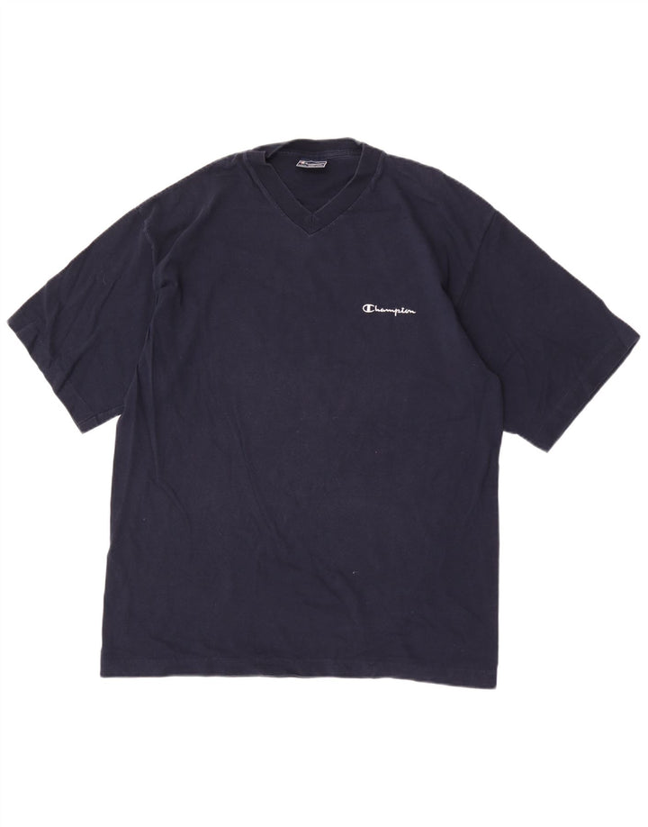Tricou pentru bărbați Champion Top mare din bumbac bleumarin