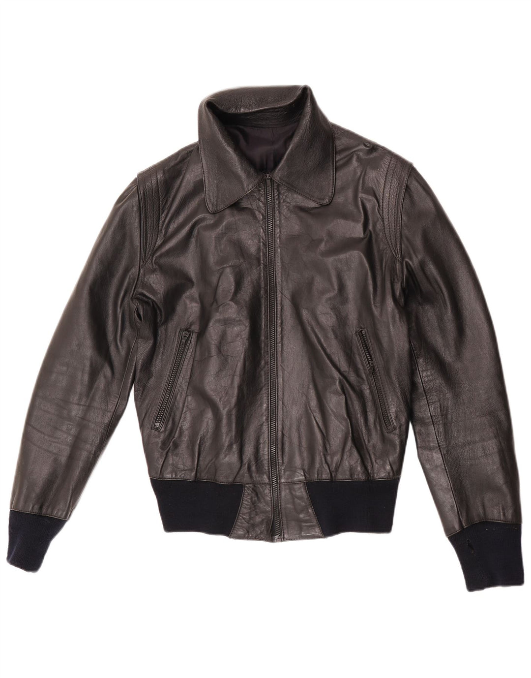 Bomber Vintage pentru bărbați UK 34 XS Negru