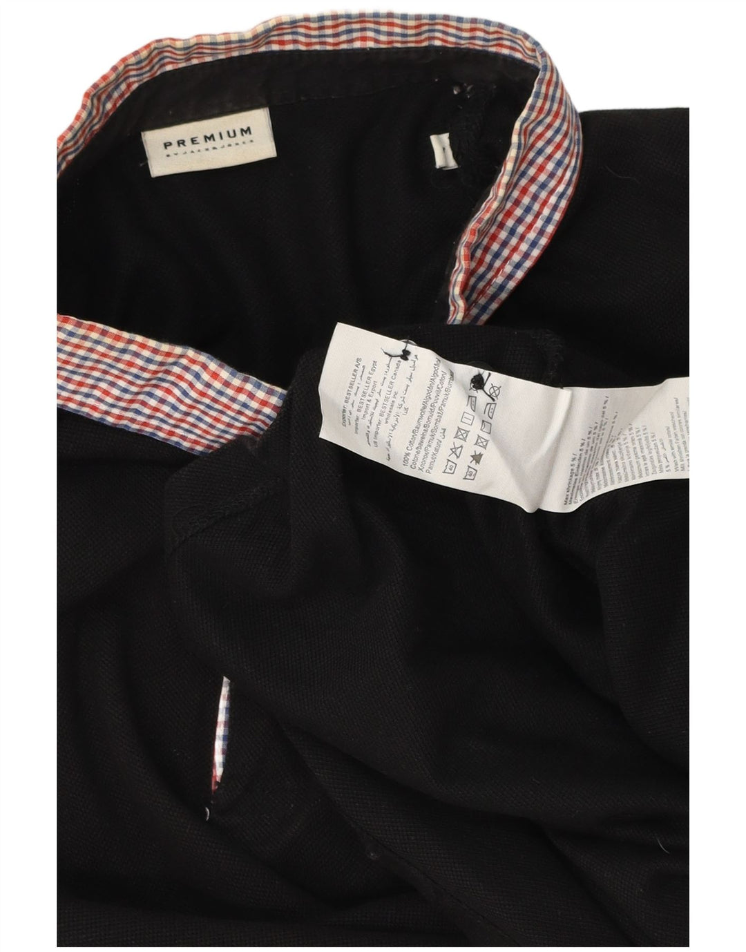Tricou polo Jack & Jones pentru bărbați, mare, negru, bumbac