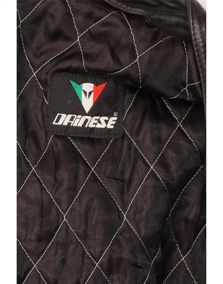 Jachetă de piele pentru bărbați Dainese IT 52, mare, neagră