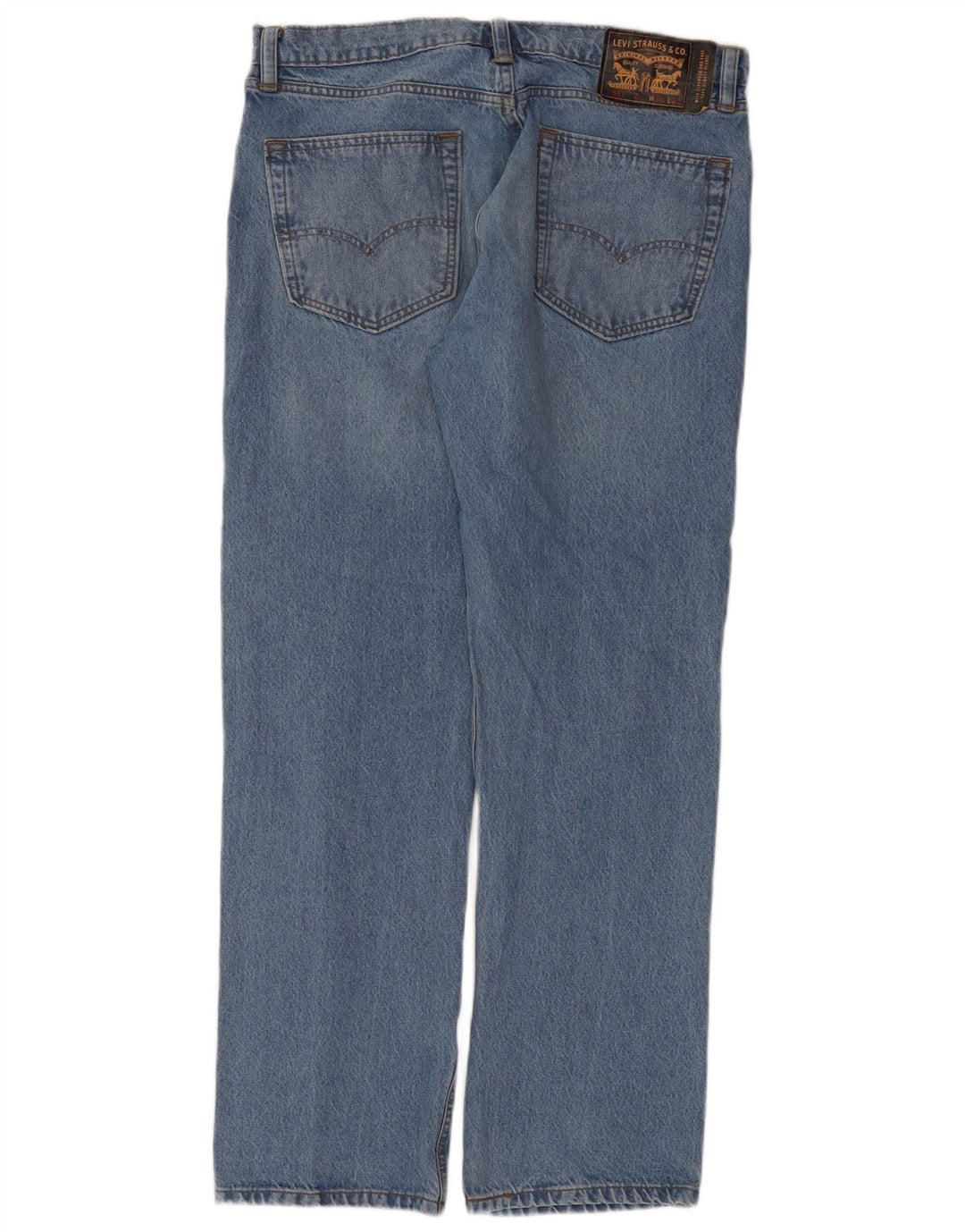 Blugi drepti pentru bărbați Levi's 551 W34 L32 Bumbac albastru