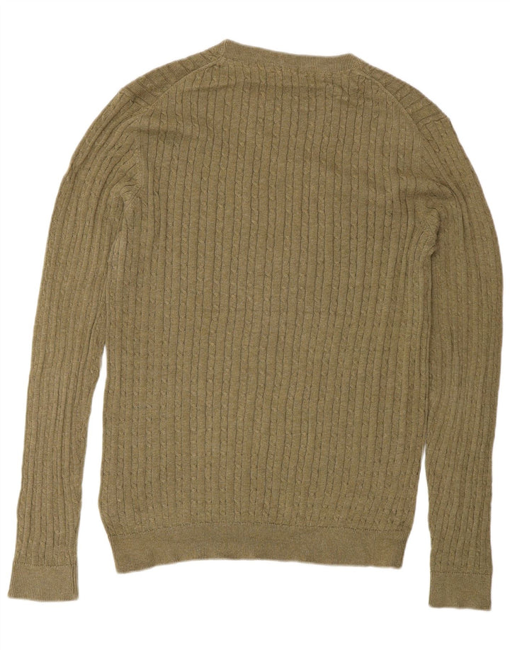 Pulover Jack & Jones pentru bărbați, cu gât crew, kaki mic