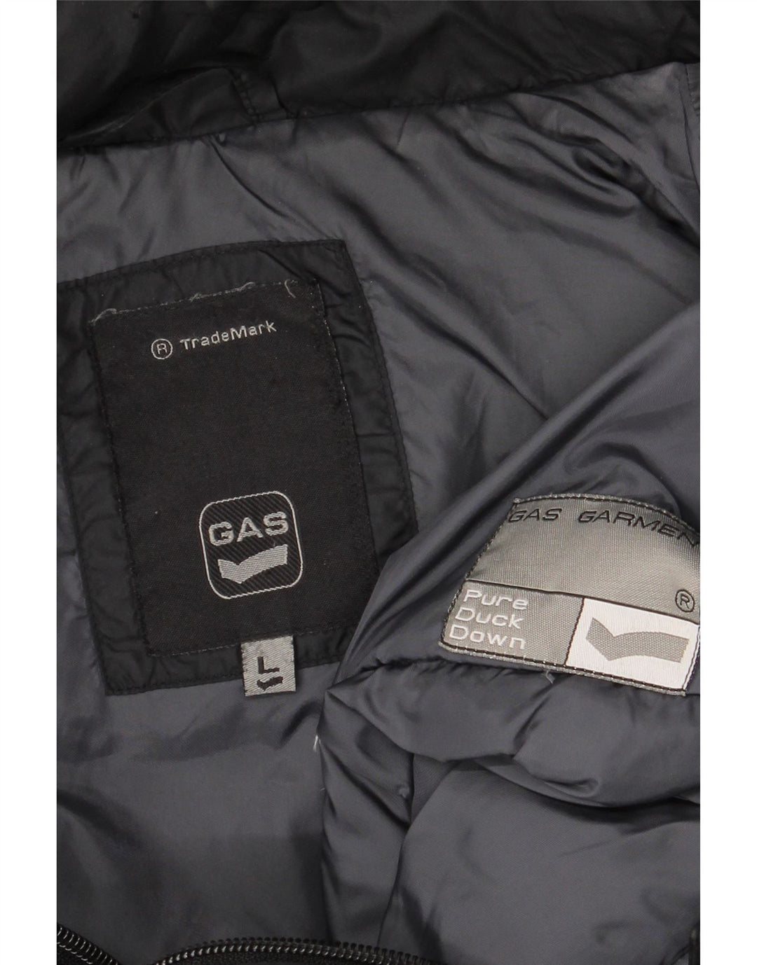 Jachetă căptușită cu glugă pentru bărbați Gas UK 40 Large Black