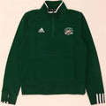 Hanorac Adidas pentru bărbați Ohio, cu fermoar, cu gât, verde mediu