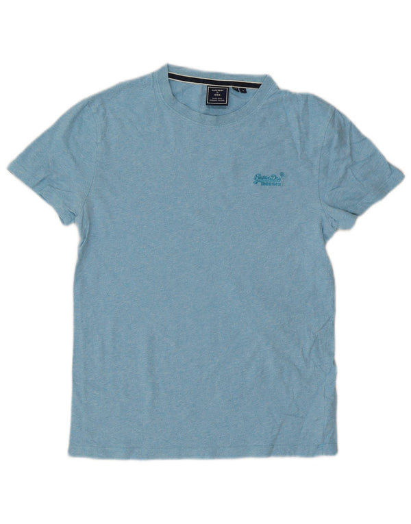 Superdry Mens T-Shirt Top Small Blue Cotton