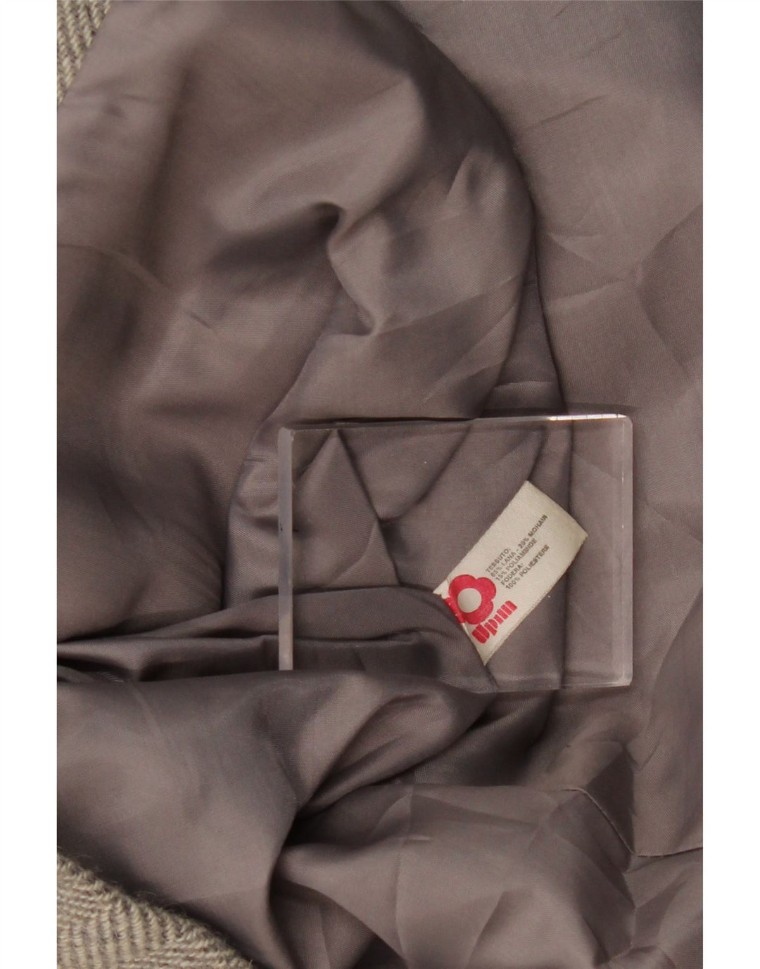 Jachetă WPM pentru femei la dublu piept UK 14 Medium Gris Herringbone