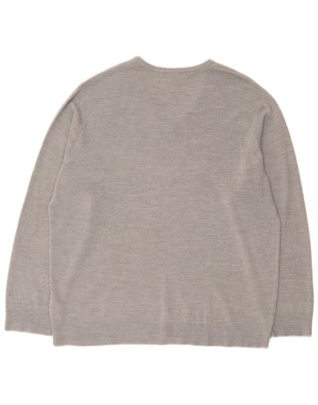 Pulover pentru bărbați Marks & Spencer, cu decolteu în V, 2XL, gri acrilic