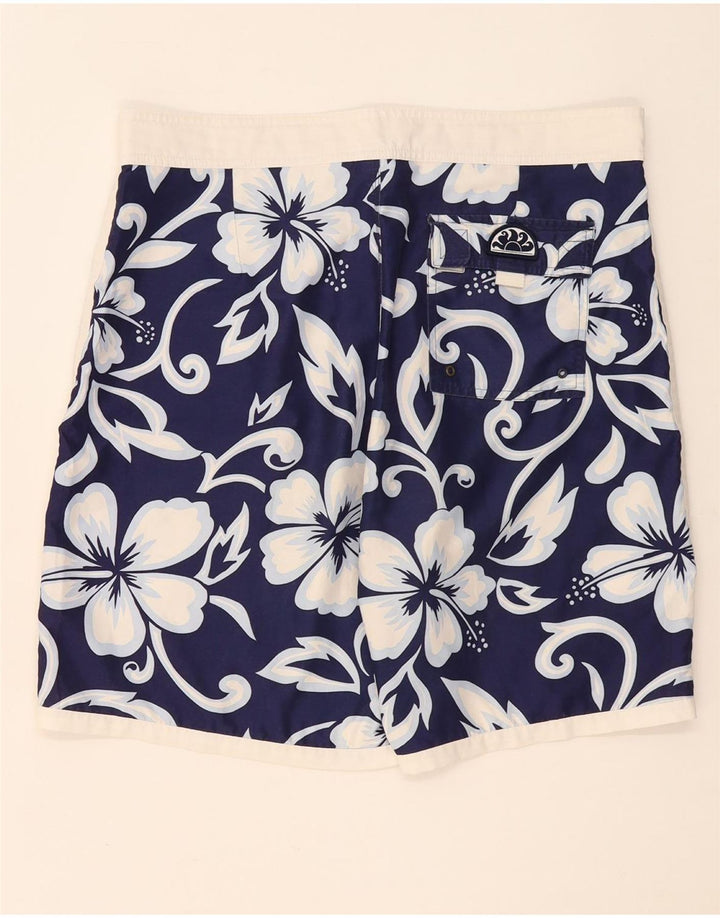 Sundek Pantaloni scurți de baie pentru bărbați, mari, albastru, poliester floral