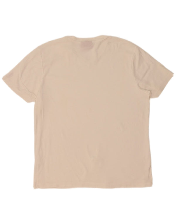 Tricou pentru bărbați Hugo Boss Top XL Bumbac alb