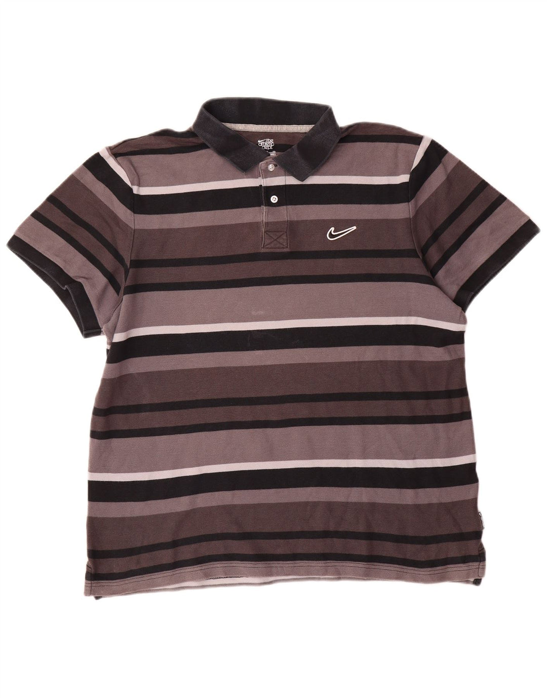 Tricou polo pentru bărbați Nike XL, gri cu dungi