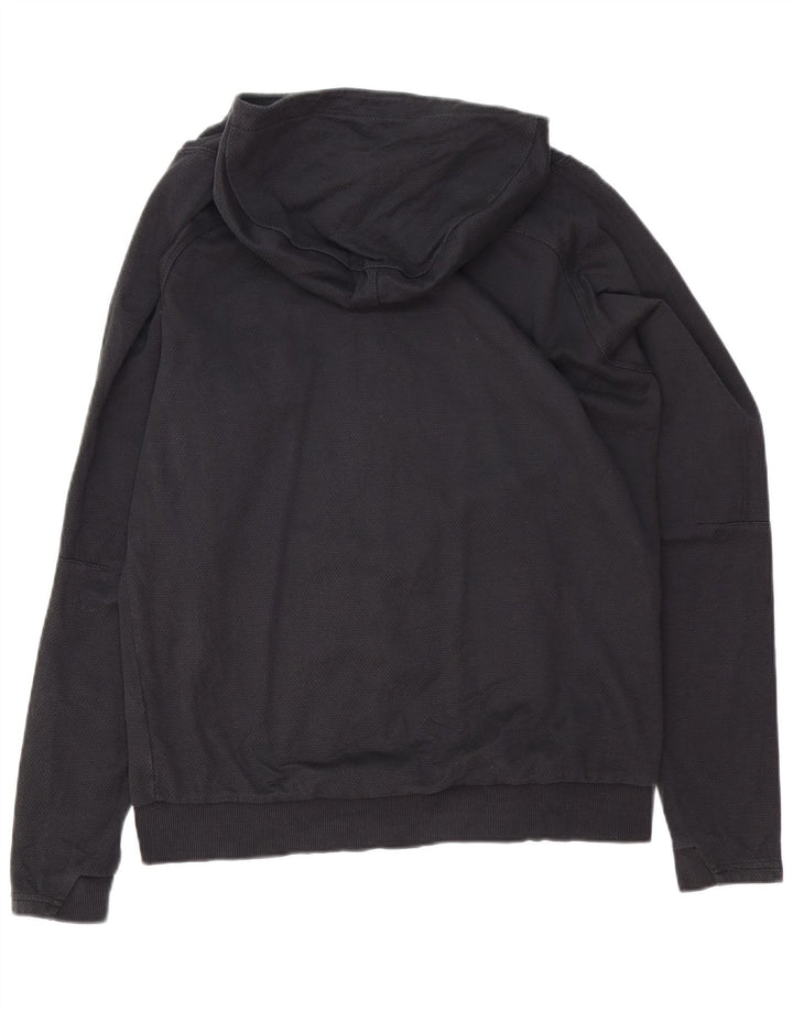 Pulover PUMA pentru bărbați, AC Milan, cu fermoar, bumbac mediu negru