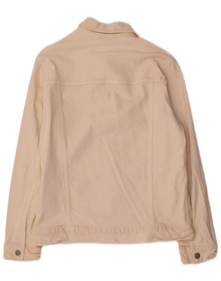 Jachetă de blugi pentru bărbați Zara UK 38 Medium Beige Lyocell